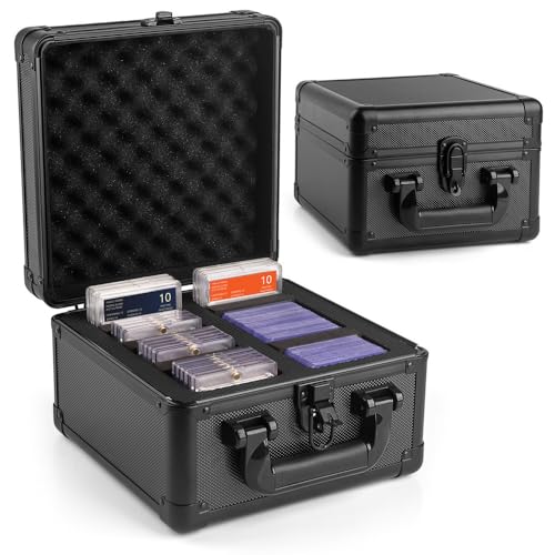 JoyHood Graded Card Storage Box, Top Loaders Storage Boxes, PSA Card Slab Holder Storage Case for Trading Cards & Sports Cards