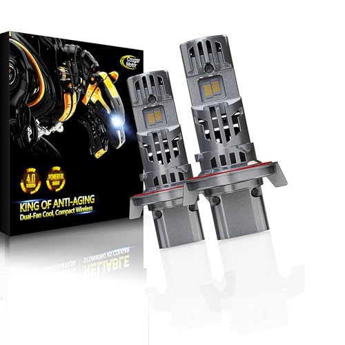 Cougar Motor Fog Bulbs H 13, H 13 Bulb 1:1 Size Auxiliary Fog Light for Off-Road ATV UTV, Pack of 2