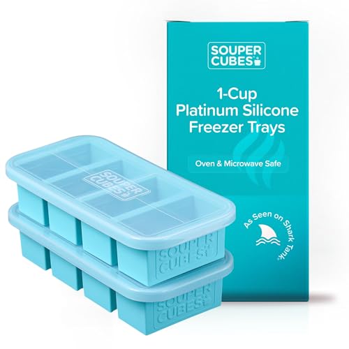 Souper Cubes 1 Cup Silicone Soup Freezer Molds...