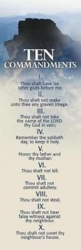 Bookmark - Ten Commandments - Mt. Sinai Package of 25