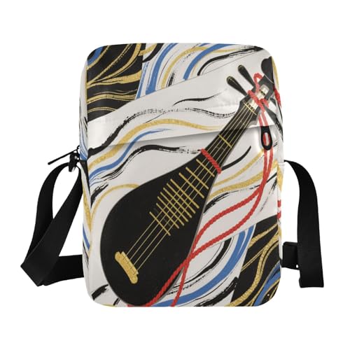 messenger bag for women Shoulder Bag For Woman Croos Body Purses Adjustable Strap for Travel Travel- Pipa Japanese