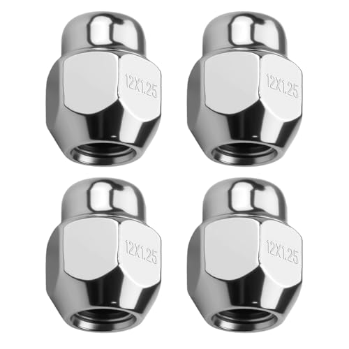 Image of 4PCS M12x1.25 Wheel Nuts for NISSAN Models with 60 Degree Conical Seat Alloy Wheel Lug Nuts for NISSAN Q60 G Q70 M Series Teana X-Trail Loulan March Sylphy Sunny Livina Sylphy Tiida Infiniti ESQ Yid