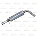 Exhaust Resonator Compatible with Volkswagen Bettle 1999-2005 1.8L | Stainless Steel | Northeastern Exhaust | Includes Sleeve | Direct-Fit Replacement
