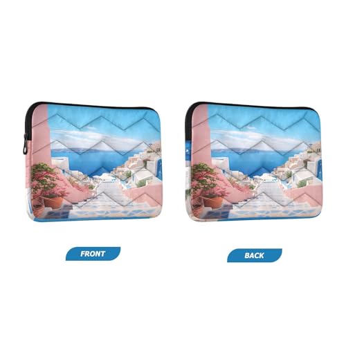 Funda para portátil 13-14 pulgadas rosa impermeable y resistente miniatura 2