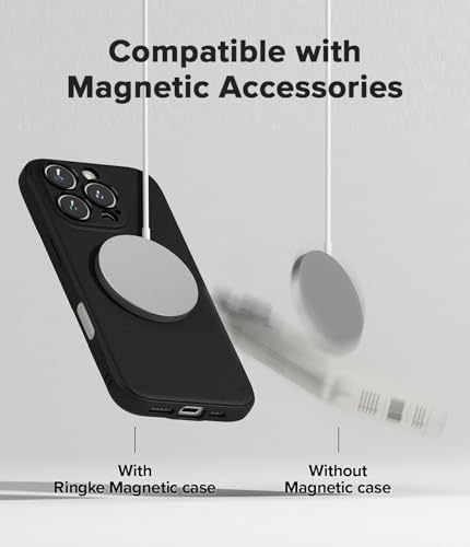 Coque iPhone 16 Pro Max Ringke Onyx Magnetic fine et noire - 5