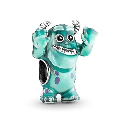 Green Monster Lion Charms 925 Sterling Silver Dangle Beads for Bracelets and Necklaces Jewelry for Women