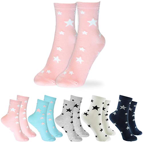 Preisvergleich Produktbild cosey 5er Set Socken - Damen Sterne