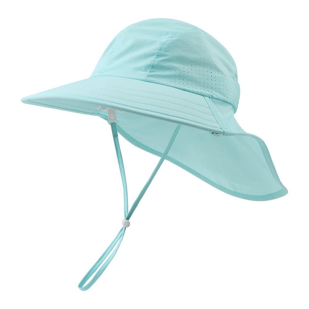 XIAOHAWANG Bebé Sombrero del Sol Gorra de Protección del Cuello del Niño Niña Niños Verano UV Gorra de Protección del Sombrero de Playa