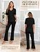 UMIPUBO Schlafanzug Damen Pyjamas Nachtwäsche Set Zweiteiler Sommer Elegant 2-Teilig Loungewear Lang Elastischer Pyjamahose und Shirt Leichter Hausanzug (Schwarz, XXL)
