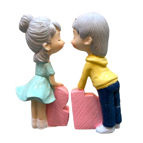 Image of AUGEN Polyresin Love Idol Statue Showpiece for Home Decor Decoration and Gifting (7532-C9, 15cm)