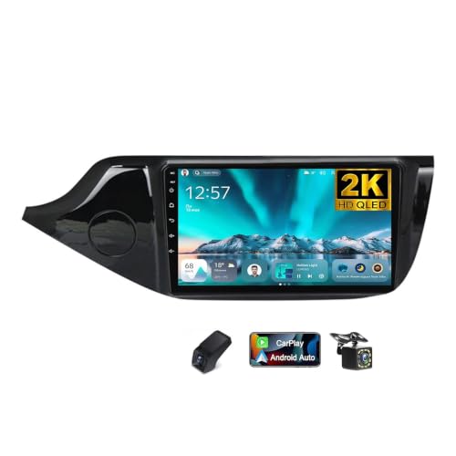Navegador GPS Kia Ceed 2012-2018 para Viajar con CarPlay Inalámbrico y Música DSP