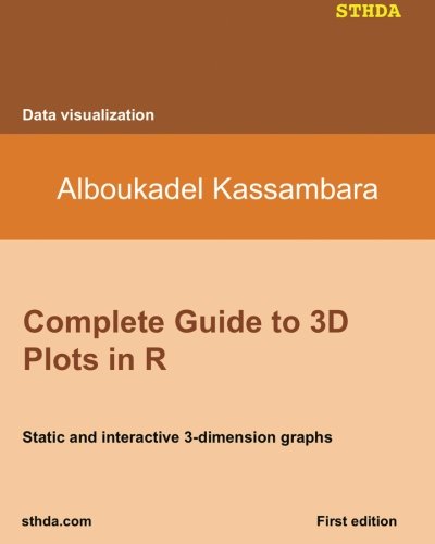Complete Guide to 3D Plots in R: Static and interactive 3-dimension graphs Paperback – 3 Oct. 2015