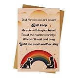 Contenu de l'emballage : notre paquet contient une carte de sympathie pour la perte d'un animal de compagnie, une enveloppe et 1 autocollant, imprimés avec des mots et des motifs sincères, un moyen idéal de se souvenir de votre chien décédé.