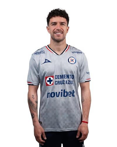 Pirma Cruz Azul 2025-2026 Jersey (US, Alpha, Medium, Regular, Regular, Away Jersey)