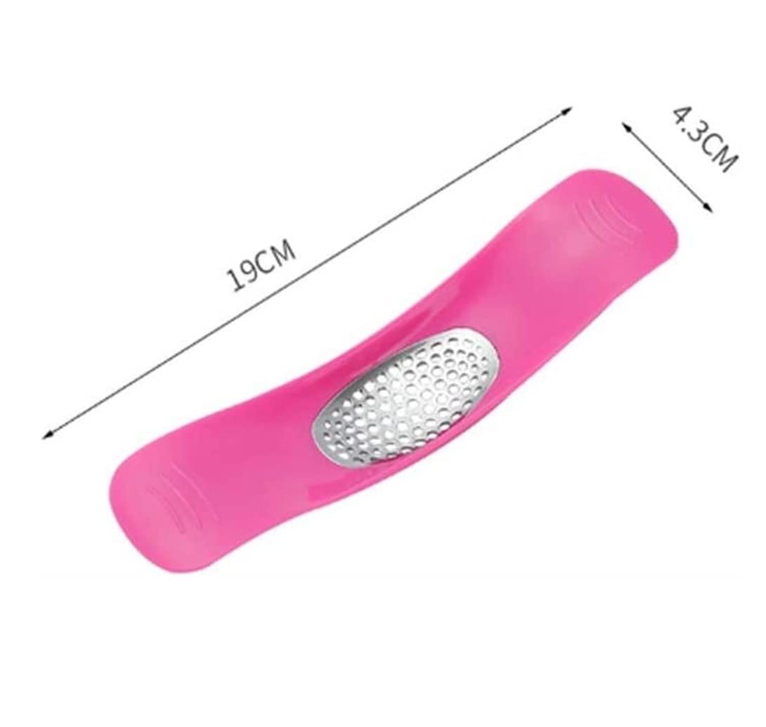 Knoblauch Helfer 4pcs Knoblauchstampfer, Edelstahl Knoblauchpresse Crusher Squeezer Stampfer Küchenfleischwolf Küchen Kochen