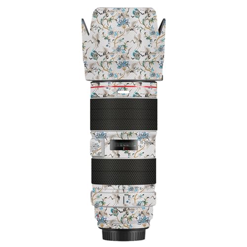 SUPBIG カメラアクセサリー ステッカー Canon キヤノン EF 70-200mm F2.8L IS III USM 標準ズームレンズに適合する保護装飾ステッカーで、耐擦傷性、耐摩耗性を備えたカメラスキン保護フィルム、迷彩(鶴の舞)