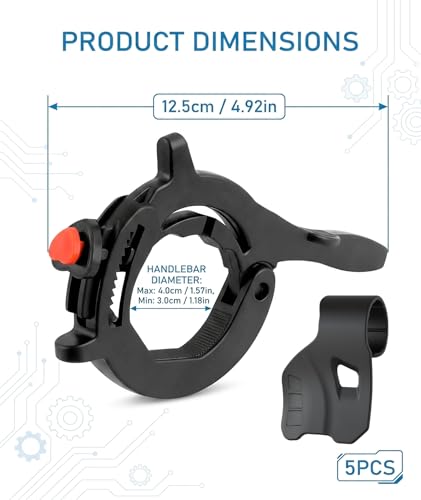 Image of 5 PCS Cruise Control for Bike, Motorcycle Cruise Control Set with 5 Pieces, Accelerator Controller for Scooty and Throttle Control Device