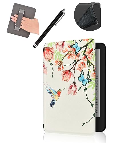 enoxboo Case for Kindle 11th Generation 2022, Model NO: C2V2L3, Cover with Handheld Function and Soft TPU Back Shell