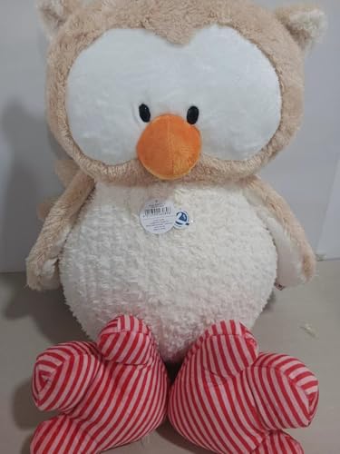 Kuscheltier Eule Owluna 80cm – XXL Plüschtier Eule für Mädchen, Jungen & Babys – Extra Großes Stofftier zum Kuscheln, Spielen und Schlafen