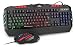 Produktbild Rii RK900+ Gaming Tastatur und Maus Set - RGB LED Hintergrundbeleuchtung in deutschem QWERTZ Layout - leiser Tastenanschlag