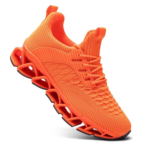Image of Mens Slip on Walking Running Shoes Blade Tennis Casual Fashion Sneakers Comfort Non Slip Work Sport Athletic Trainer