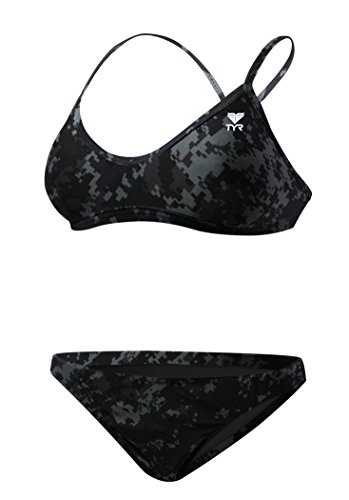 TYR Women's Training Digi Camo Crosscut Fit Workout Bikini