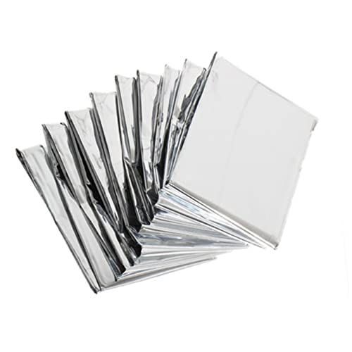 FUNOMOCYA 5pcs Green Gardening Insulation Foil Blanket Reflective Film for Greenhouse Plant Cover Emergency Use