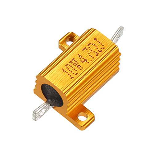 Résistance convertisseur LED 10W 4,7 Ohm aluminium uxcell pour supprimer clignotement