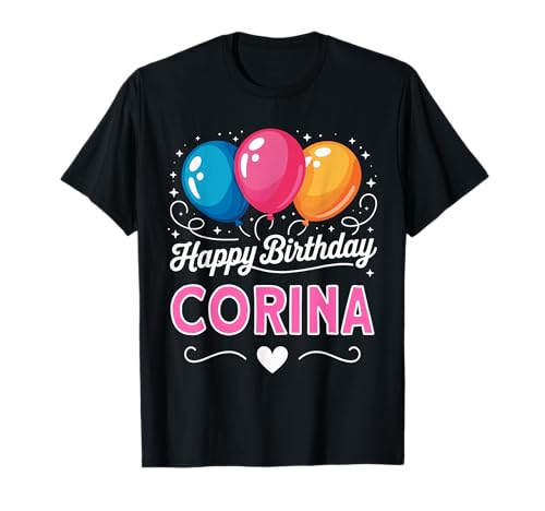 Feliz cumpleaños Corina Camiseta