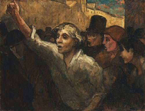 Peinture Poster Impression d'Art Daumier Haute Définition Toile Murale