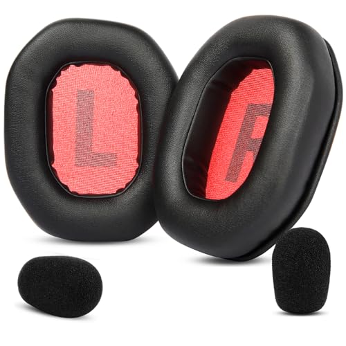 YunYiYi Ersatz-Ohrpolster, kompatibel mit Teufel Cage Gaming-Headset, Ohrpolster, Ohrmuscheln, Protein-Leder