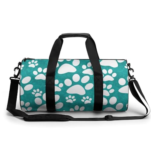 Sac de voyage empreinte de patte pour votre week-end