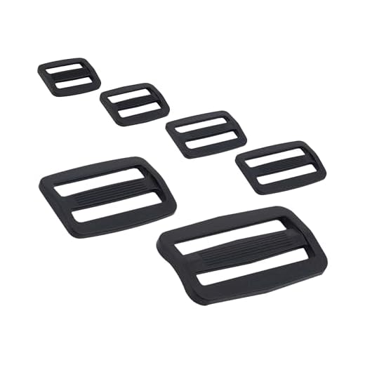 Klemm-Leiterschnallen für 20 mm breite Gurtbänder, 2 Pack, in schwarz, aus Hartplastik, Leiter Schnalle zum Einfädeln, Ersatz Steg Schnalle, Stegschnalle Reparatur, Rucksack Leiterschnalle, Gurtsteg 5 Klemm-Leiterschnallen für 20 mm breite Gurtbänder, 2 Pack, in schwarz, aus Hartplastik, Leiter Schnalle zum Einfädeln, Ersatz Steg Schnalle, Stegschnalle Reparatur, Rucksack Leiterschnalle, Gurtsteg