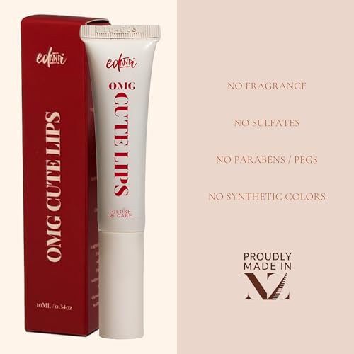 edandi ed&i OMG Cute Lips – Lip Gloss for Women with Shea Butter for Hydration, Light Shimmer, Lip Tinted High Shine Finish, Long Lasting Lip Gloss in Red Vanilla Frosting, Lightweight & Non-sticky — view 6