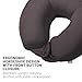 Classic Bean Sleeper, Comfortable Travel Pillow Filled with Micro Polybeans, Neck Pillow for Uninterrupted Sleep, Ideal for Airplane, Bus, Car, and Train, Travel Essentials, Black