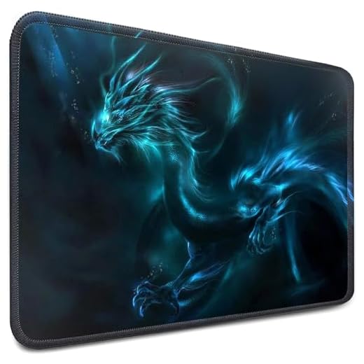 Sidorenko Gaming Mauspad | Mousepad | spezielle Oberfläche verbessert Geschwindigkeit und Präzision | Fransenfreie Ränder | rutschfest | Blau