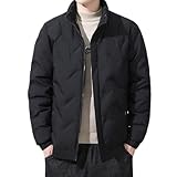 [YJSO] ダウンジャケット メンズ ブランド ダウンジャケット メンズ 中綿 ジャケット 中綿 ブルゾン 2XL メンズ ジャケット 白 アウター メンズ 暖かい あったか 大きいサイズ 防寒着 冬 冬服 冬物 秋冬 メンズファッション お兄系 オラオラ系 くろい