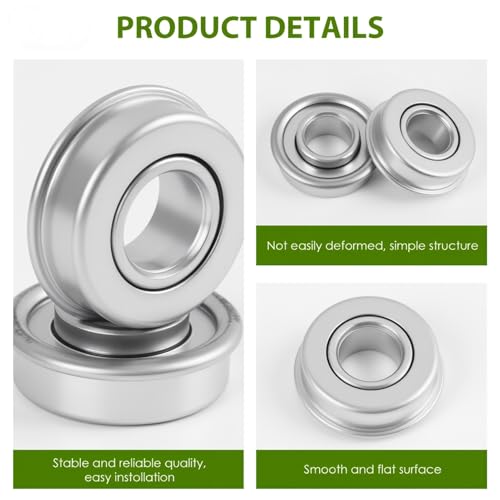 Radlager Rasenmäher für Honda HR215 HRB536 5221 91055 Hayter Harrier, Snapper741 Ø12,7 x 28,6 x 11 mm (4 PCS)