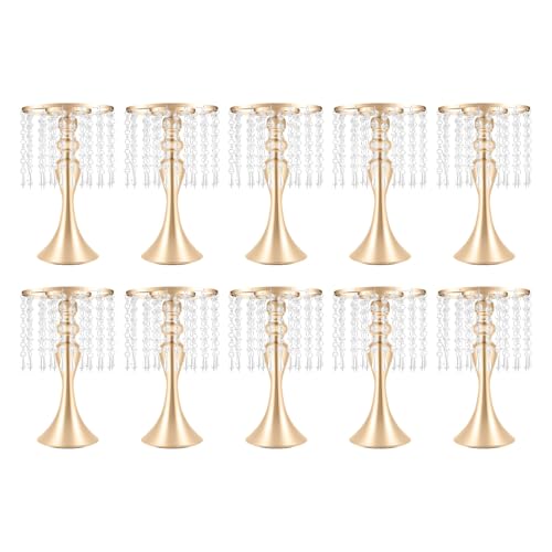 Soporte para boda mesa piezas centrales y decoración de aniversarios con jarrones de cristal 2
