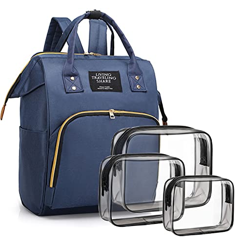 Diaper Bag Backpack with Pouches