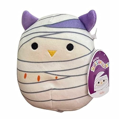 Squishmallows Official Kellytoy Plush 8 Inch Squishy Soft Plush Toy Animals (Holly Owl Mummy)