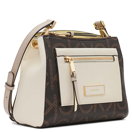 Image of Calvin Klein Women's Hadley Triple Compartment Crossbody