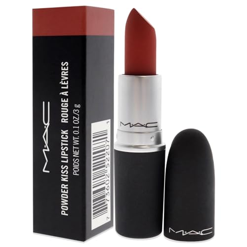 MAC Powder Kiss Lipstick - Devoted To Chili Lipstick Women 0.1 oz