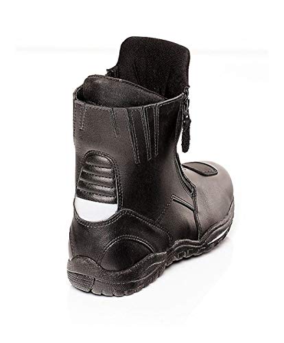 Bilt Pro Tourer Waterproof Leather Protective All Season Tall Street Bike Commuter Sport Touring Motorcycle Boots - Black 11