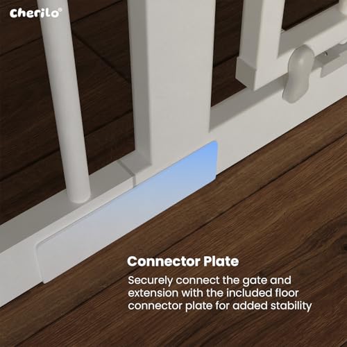 Image of Cherilo Baby Safety Gate Extension Part (10 cm) - White (Extension Only)