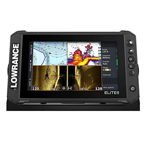 GPS City Lowrance Elite FS 9 Fish Finder with Active Imaging 3-in-1 Transducer, Preloaded C-MAP Contour+ Charts & Protective Cover Bundle - Thumbnail 2