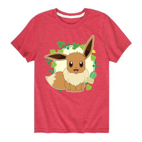 Pokémon - Eevee Leaves - Boys Youth Short Sleeve T-Shirt