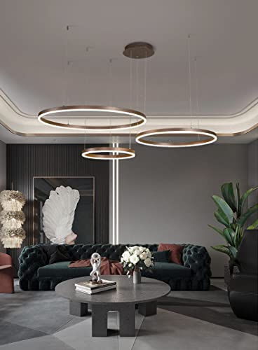 Lustres à LED dimmables et plafonnier suspension pour table à manger et salon - 6