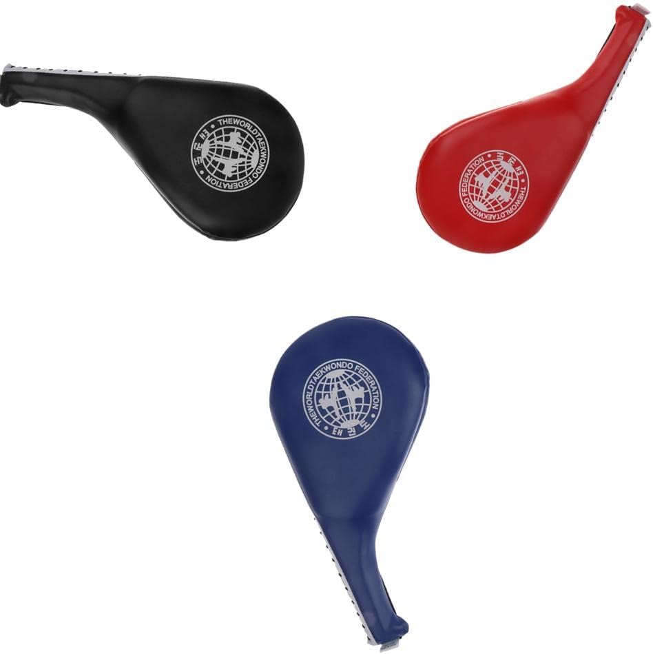 Prettyia 1Pcs Taekwondo Karate Kick Strike Floppy Paddle/Clapper Target Pad Black : Sports & Outdoors
