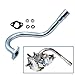 Exhaust Header Pipe added Horsepower Compatible with Predator 212CC Hemi and Non-Hemi and most 196cc OHV Clone engines - Exhaust Pipe brace and silencer not included